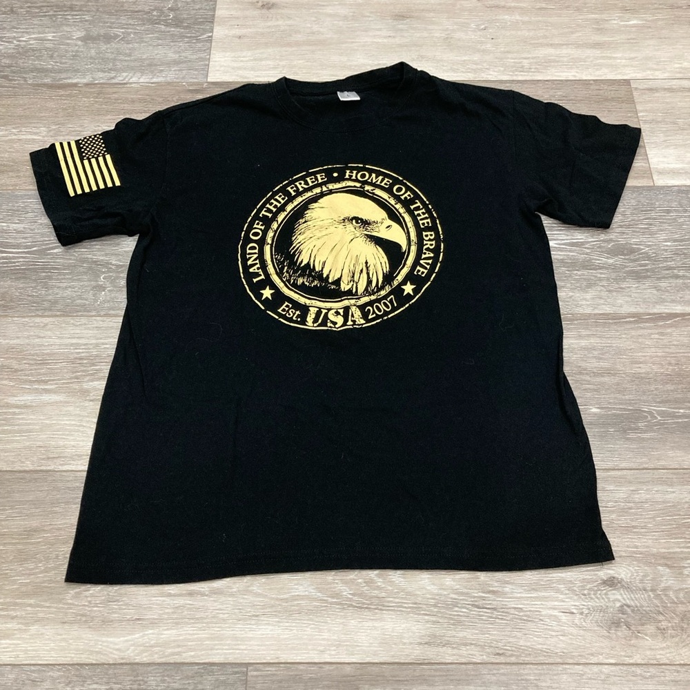 Land of the Free, Home of the Brave Eagle Top Youth Large